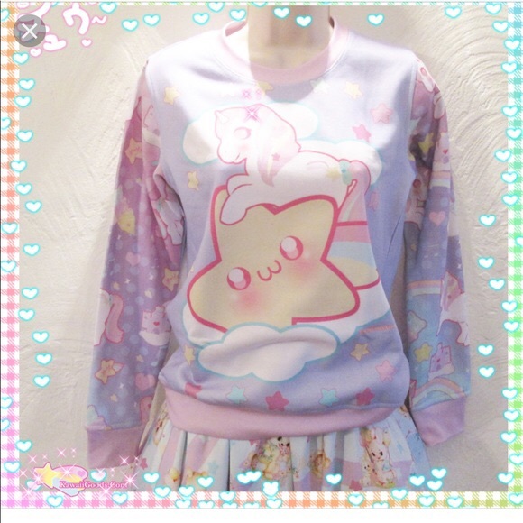 * Kawaii Goods Unicorn Sweater 🦄⭐️ - Picture 6 of 6